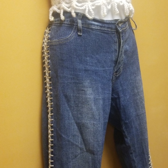 Crochet capri jeans - Picture 5 of 8